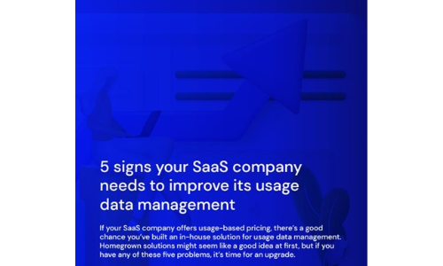 5 Signos que su compañía SaaS necesita para mejorar su gestión de datos de uso