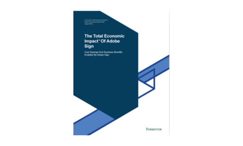 El Total Economic Impact ™ de Adobe Signo: ahorros de costos y beneficios comerciales habilitados por Adobe Sign